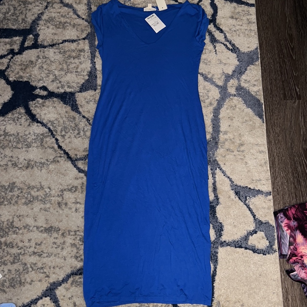 Royal blue mindi dress NWT